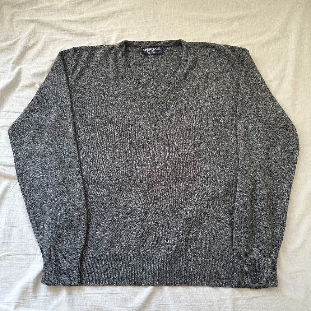 Vintage Lightweight V Neck Sweater